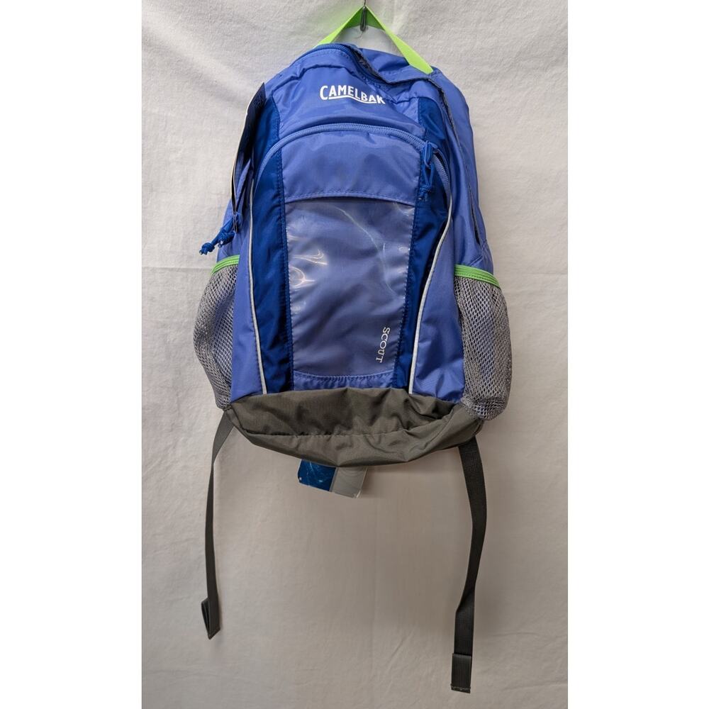 Camelback Scout Hydration Backpack Kids Blue and Green NWT